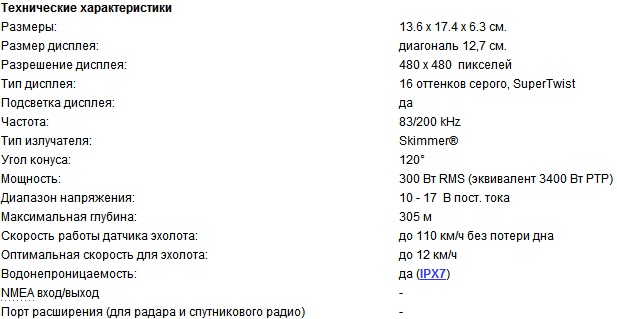 Эхолот Lowrance Mark-5x pro