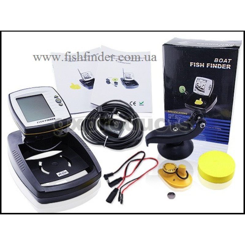 Lucky Fishfinder FF918 - универсальный беспроводной - проводной лодочный эхолот
