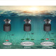 Эхолот Lucky ff718liD fishfinder с беспроводным и проводным двухлучевым датчиком