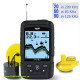 Эхолот Lucky ff718liD fishfinder с беспроводным и проводным двухлучевым датчиком