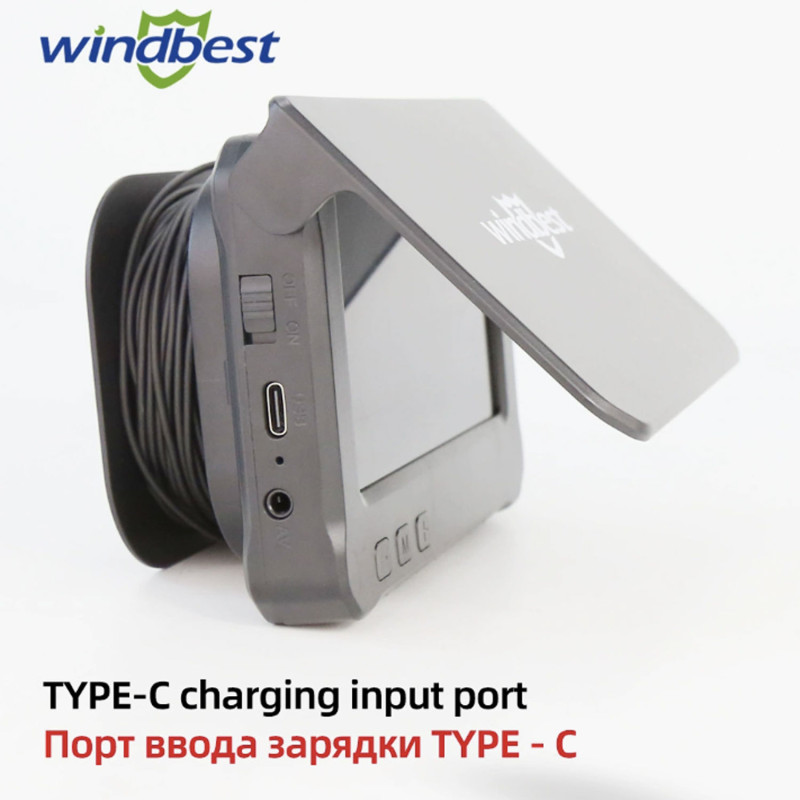 Подводная камера для рыбалки  Windbest 4.3 дюйма с инфракрасной подсветкой
